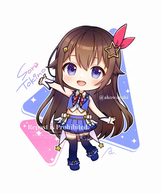 ときのそらちゃん#soraArt #ホロちび↓高画質↓ 