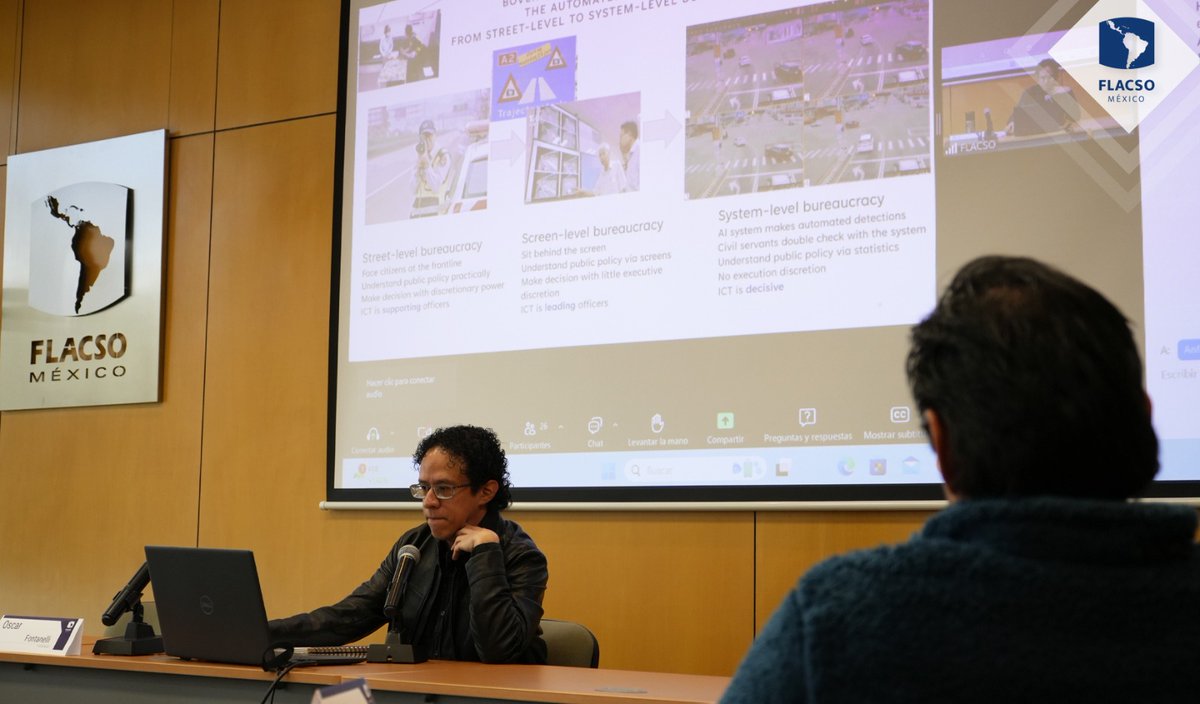 FlacsoMx's tweet image. Esta mañana, la Dra. Hsini Huang, profesora asistente en el Instituto de Administración Pública de la Universidad de Leiden, dictó el Seminario “Intelligent #DigitalTechnologies and #Bureaucracy”, en el que la investigadora ofreció importantes hallazgos y reflexiones sobre cómo…