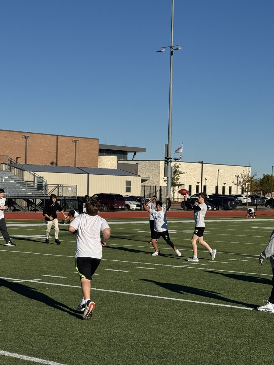 Crushed our first phase of off season! Work hard-play hard. 
A little bulldog ball before the break!