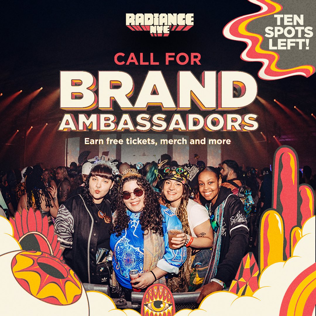 RadianceNYE (@radiancenye) on Twitter photo Only a few spots left! If youβre the one always making the social plans for your squad, this is for you.Β Spread the word, rally friends to go, and earn free tickets and merch! β¨
EmailΒ team@collectivpresents.comΒ to join the familyπ« Only a few spots left! If youβre the one always making the social plans for your squad, this is for you.Β Spread the word, rally friends to go, and earn free tickets and merch! β¨
EmailΒ team@collectivpresents.comΒ to join the familyπ«