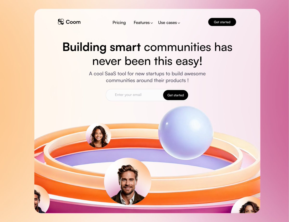 Exciting new project for a startup that's all about 
building communities !
#framer #WebsiteDesign #uidesign