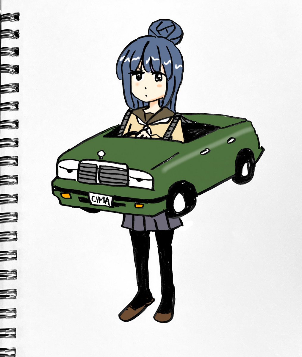 志摩リン 「#いい日産の日今年描いた日産。志ー摩、マイクラ、みっほー(ひどいな) 」|zama36のイラスト