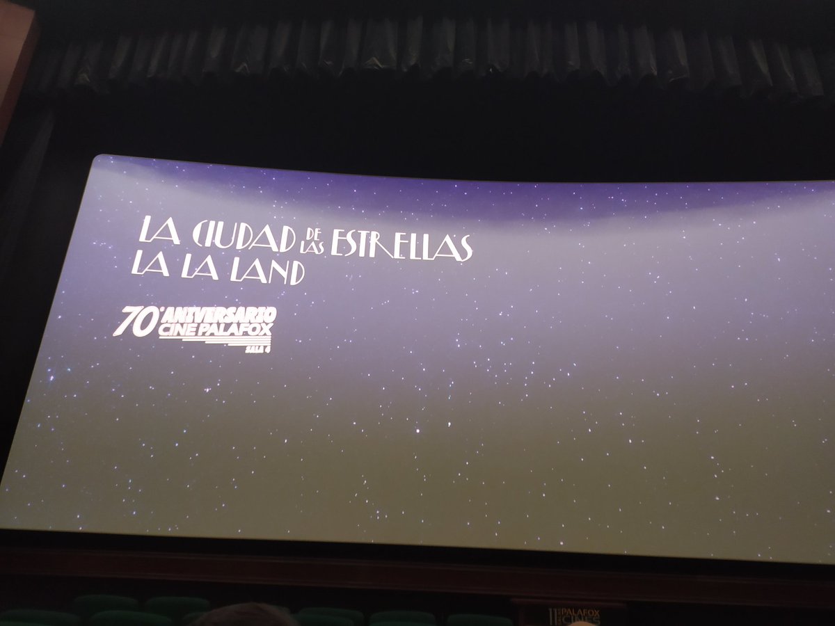 Cada vez que la veo me gusta más y en pantalla grande es un disfrute total😍😍😍😍 Gracias otra vez a los <a href="/cinespalafox/">Cines Palafox</a>  por darnos estas alegrías.
It's another day of sun.