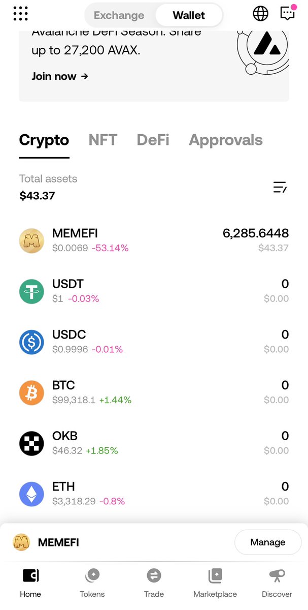 Selam dostlar, 
#Memefi airdrop için claim talebi verdim. Birkaç saatte cüzdanıma ulaştı.
