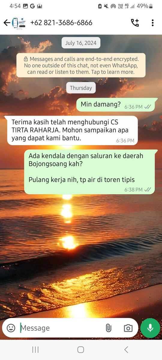 HM_2003's tweet photo. Ada Contact Center, buat apa?

Nih WA hari kamis (21 November 2024) aja ga dibales.
Itu pengumuman di IG hari Jumat (22 November 2024) malem.

Hari kamis ge uda nanya, ga direspon.

Izin tag
@Lambe_Turah @pikiran_rakyat https://t.co/LTNizfDFEO