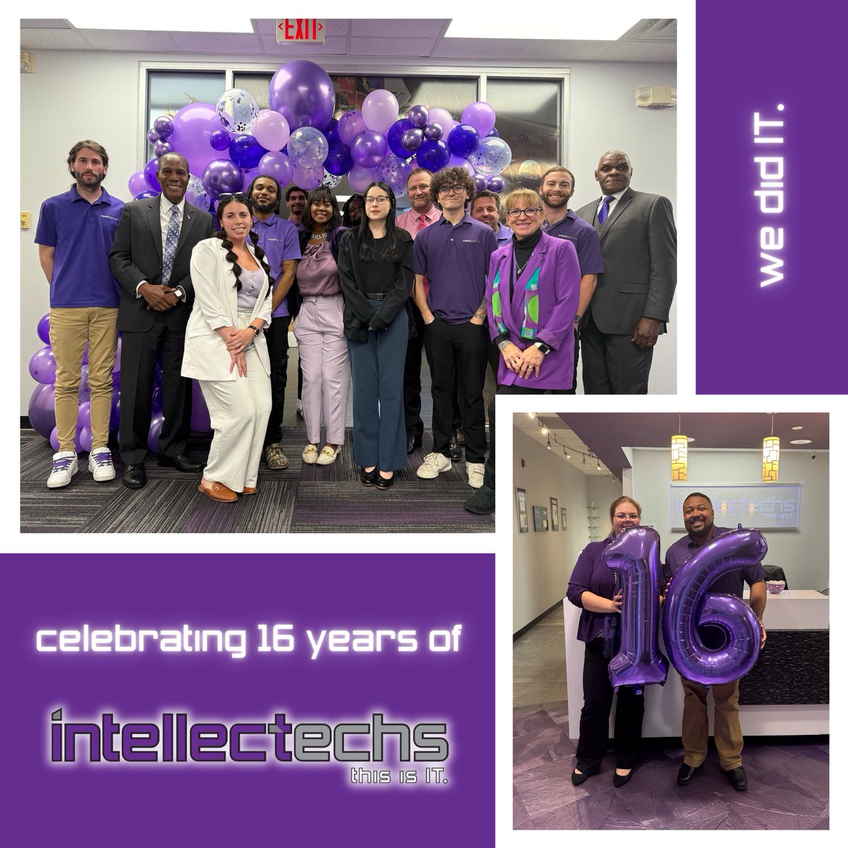 Intellectechs's tweet photo. Celebrating 16 Years https://t.co/d4GkFKX85z