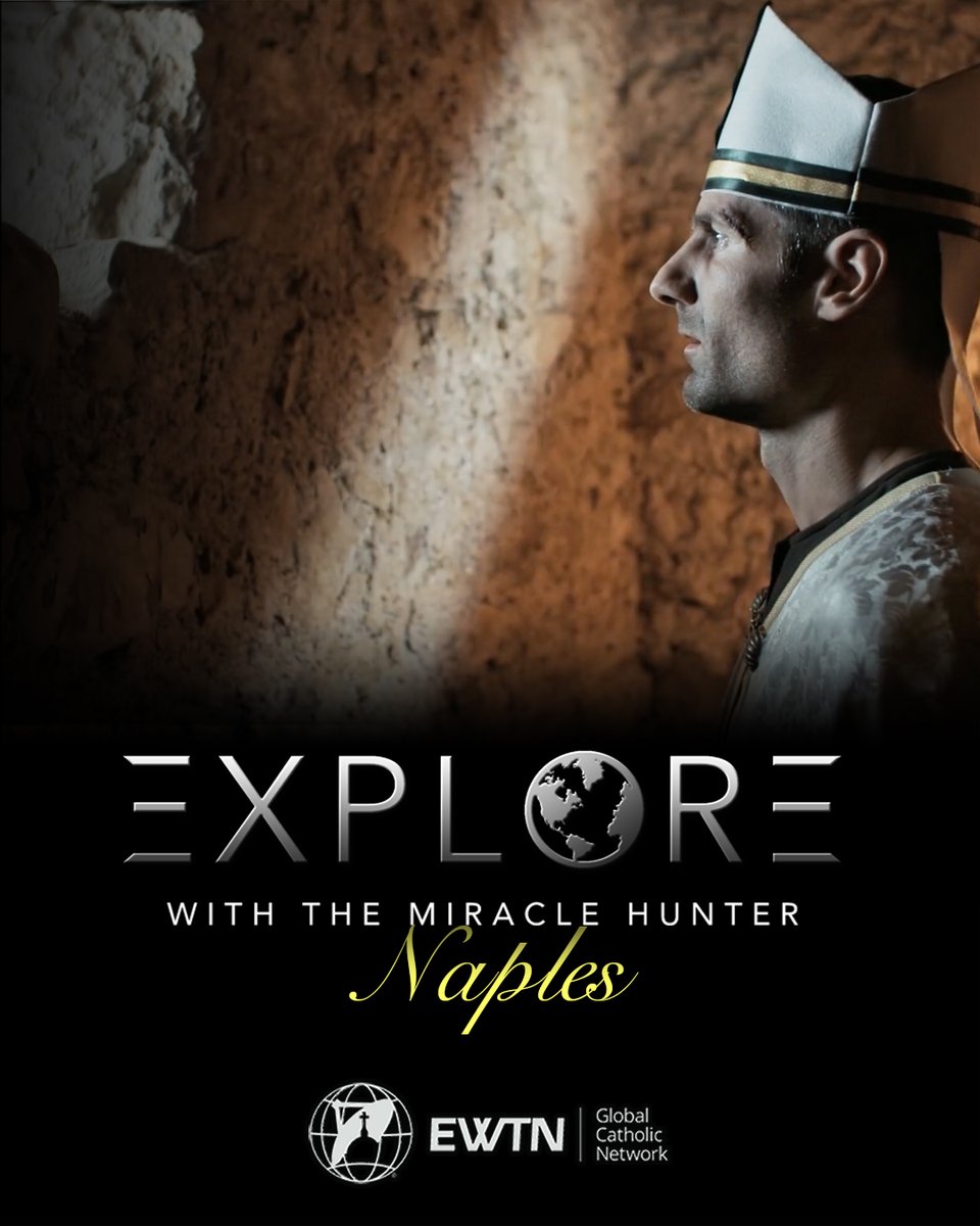 .<a href="/miraclehunter/">Miracle Hunter</a> Michael O’Neill travels to Naples to probe the mystery behind St. Januarius. On his feast day, the dried blood of this 3rd Century martyr is said to liquify, a sign that no harm will befall the people.

SATURDAY at 6 p.m. ET - bit.ly/EWTNtv