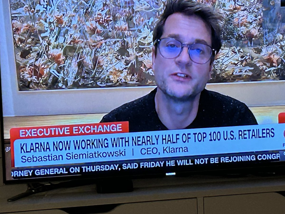 Klarnas vd Sebastian Siemiatkowski i långt inslag på CNN inför notering på Nasdaq 2025 @klarna <a href="/klarnaseb/">Sebastian Siemiatkowski</a>  <a href="/didigital_se/">Di Digital</a>  <a href="/SvDNaringsliv/">SvD Näringsliv</a>