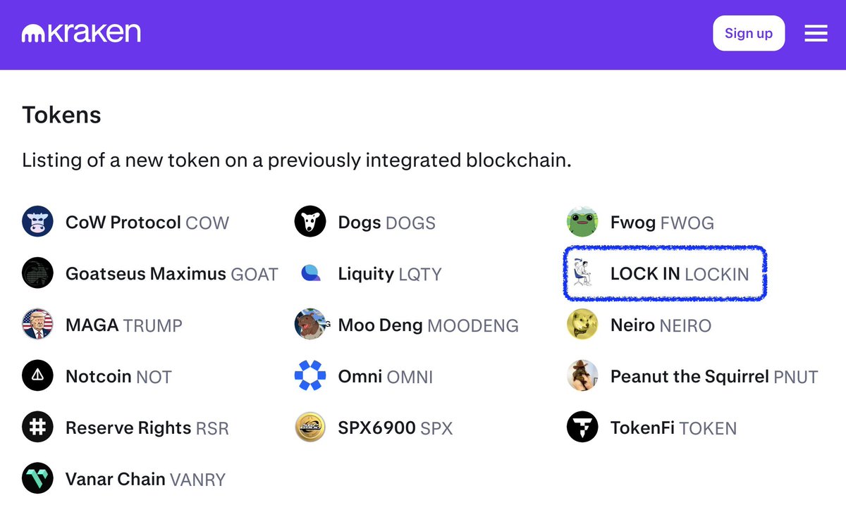 We are pleased to announce that soon, you will be able to purchase $lockin on <a href="/krakenfx/">Kraken</a>

This is a significant milestone in achieving our goal of ensuring everyone is locked in

Your mother will lock in. Your little brother will illegally obtain and trade lockin tokens on the