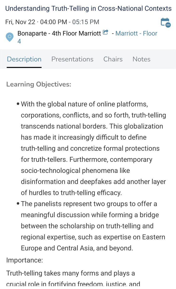 Chairing/presenting!