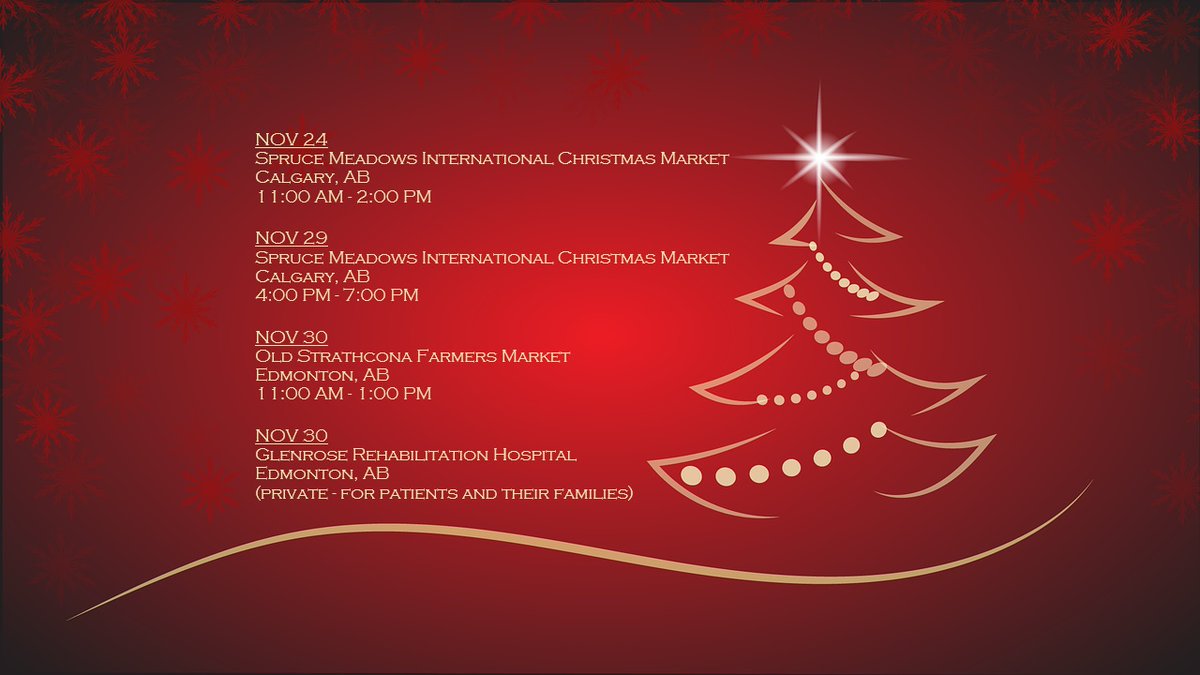 We're looking forward to sharing some musical Christmas cheer at each of these upcoming November performances...