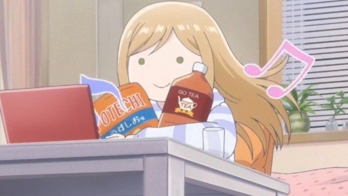 Yonaluvss's tweet photo. Me: “I’m going to be so productive today” 
Also me 5 minutes later : https://t.co/PB8BIuxsbV