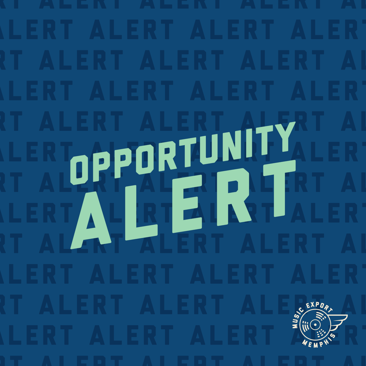 Artists &amp; Industry professionals! Our Artist Advisory Council is opening up for a new two-year term. Want to join the conversation and help guide the future of MEM Programs? Nominations accepted through December 16! Send us an email info@musicexportmemphis.org