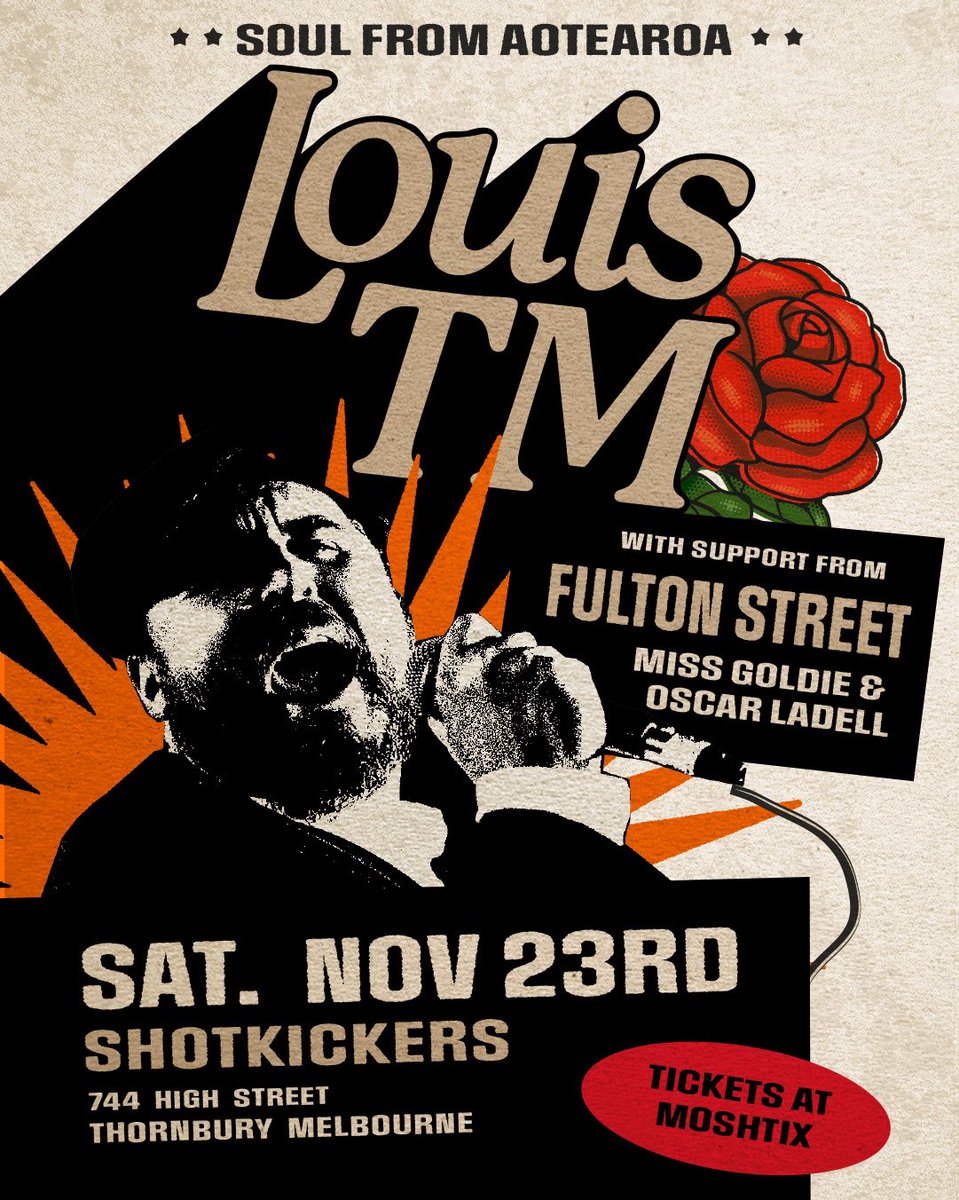 fultonstband's tweet photo. Not only are we supporting, but Shan, Jamie and Nate will be jumping on the @LouisTMunn train tonight. Come see us with our new fam for a magic night of soul ❤️‍🔥 https://t.co/n5vkXu7hKY
