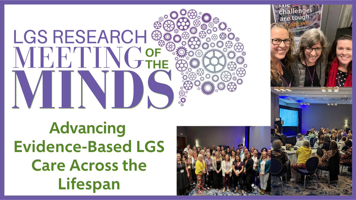 Save the Date for the LGS Research Meeting of the Minds 
👉July 21 – 23, 2025👈

This bi-annual conference helps push the conversation about research beyond only treating the symptom of seizures, but also finding treatments that target the whole syndrome.

lgsfoundation.org/lgs-meeting-of…