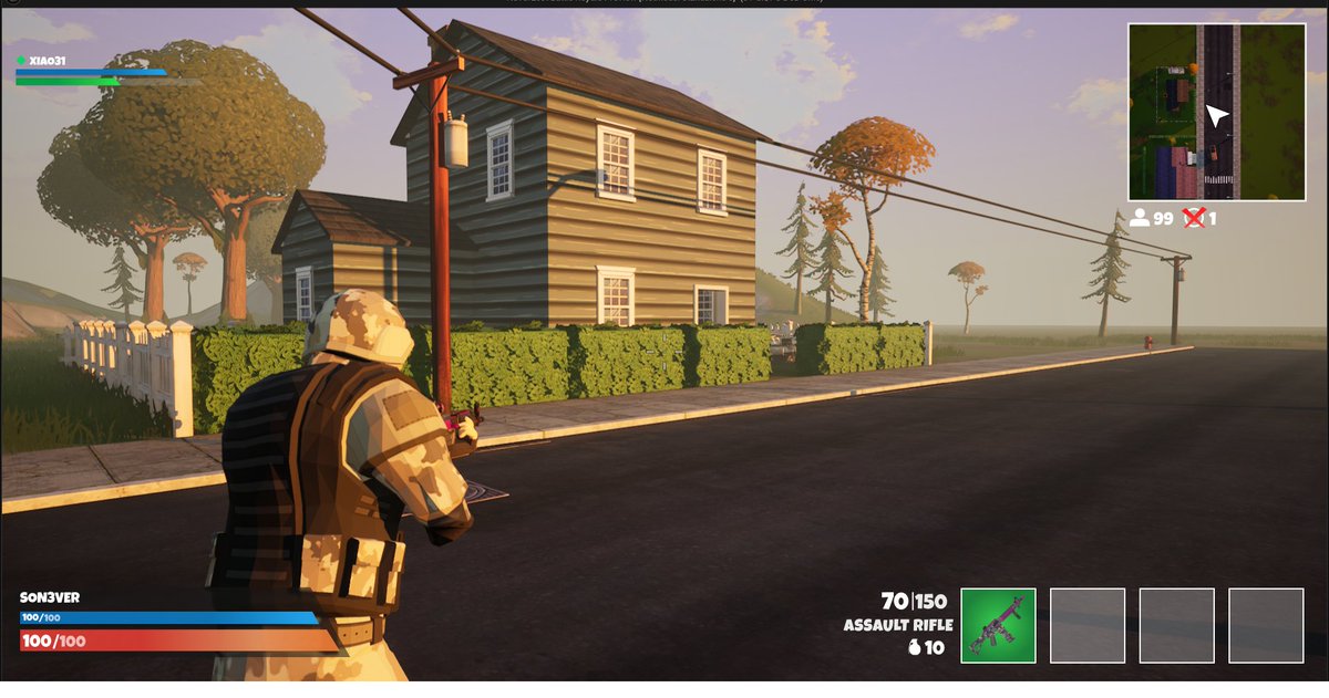 sonever_studio's tweet photo. Here is an almost finished version of the In Game UI with the weapon for my stylized battle royale. Not yet configured [WIP]

What do you think ?

#ue5 #indiedev #IndieGame #UnrealEngine5 #stylized #BattleRoyale #gamedev #dev https://t.co/bc0GO3YOva