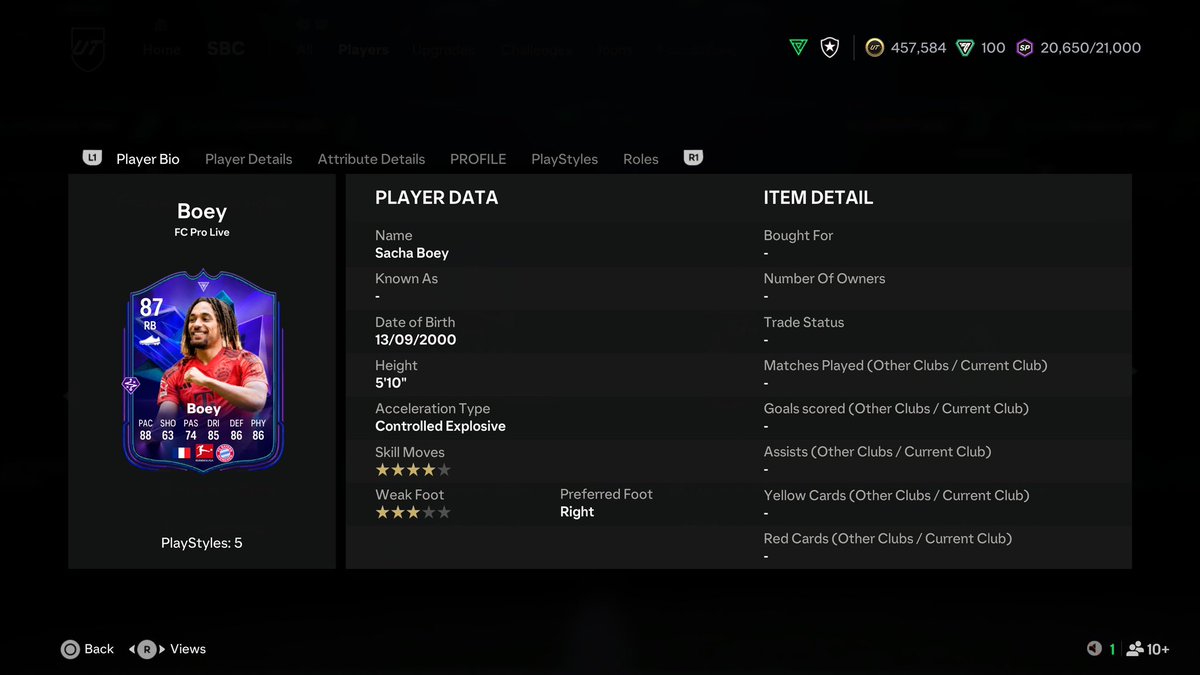 I’ll be representing Boey in the FC pro live promo so make sure to complete his sbc he’s already the best RB on the game and i will do my best to get him upgraded even more💪🔥