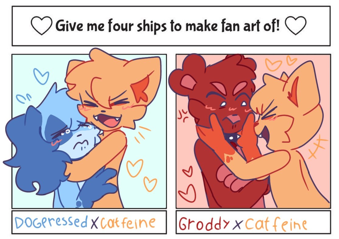 yayalien_'s tweet image. Extra(for a friend)
#frowningcritters #catfeine #dogpressed #groddygrudgebear