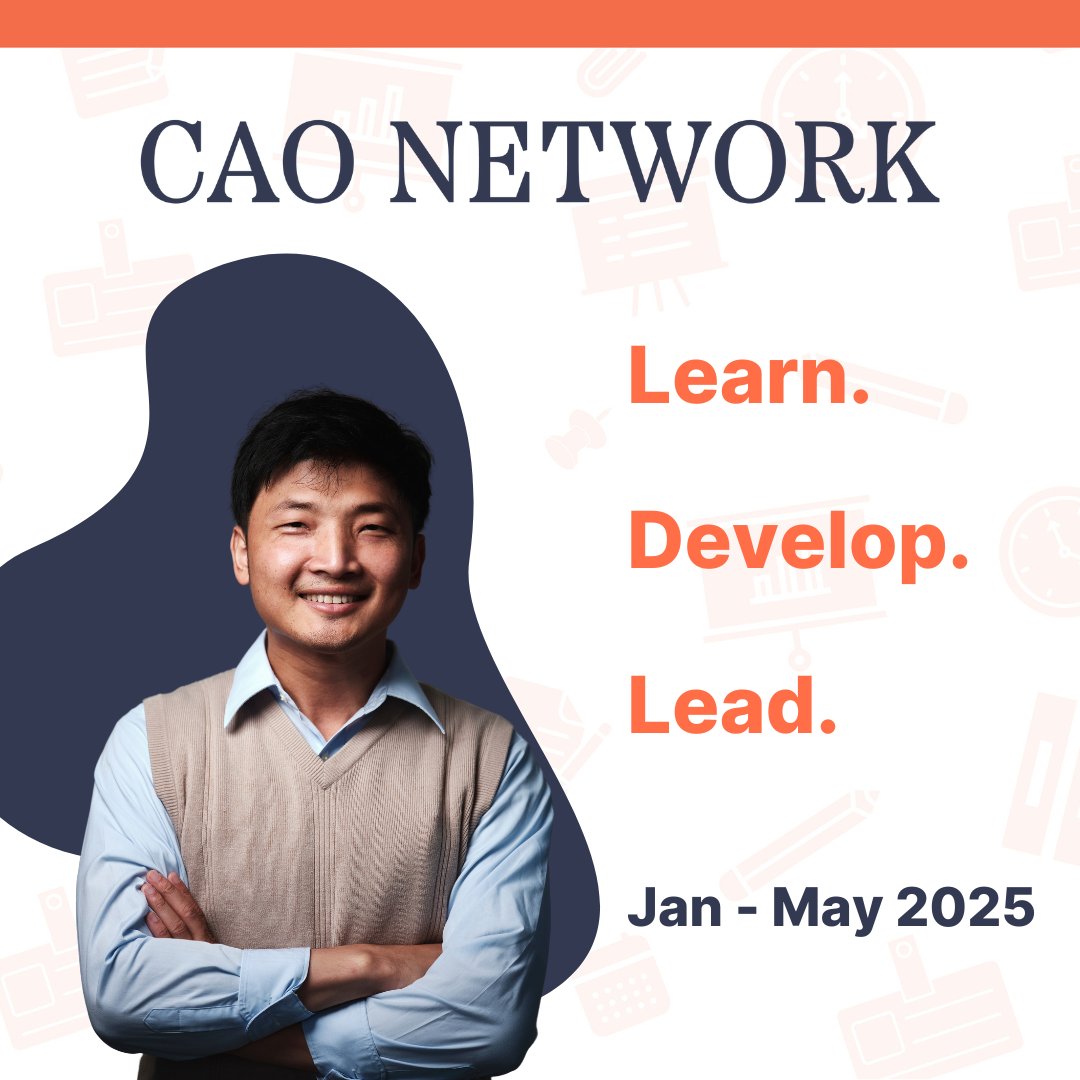 The CAO Network offers practical solutions and peer connections for Chief Academic Officers. Register for our spring cohort to learn critical strategies for compliance, timelines, and organizational success: bit.ly/3V06KjX.