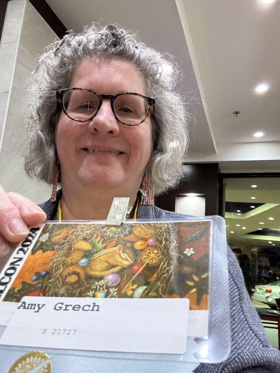 amy_grech's tweet photo. I’ve arrived @philcon! Come say hi! https://t.co/5RF5XVbabn