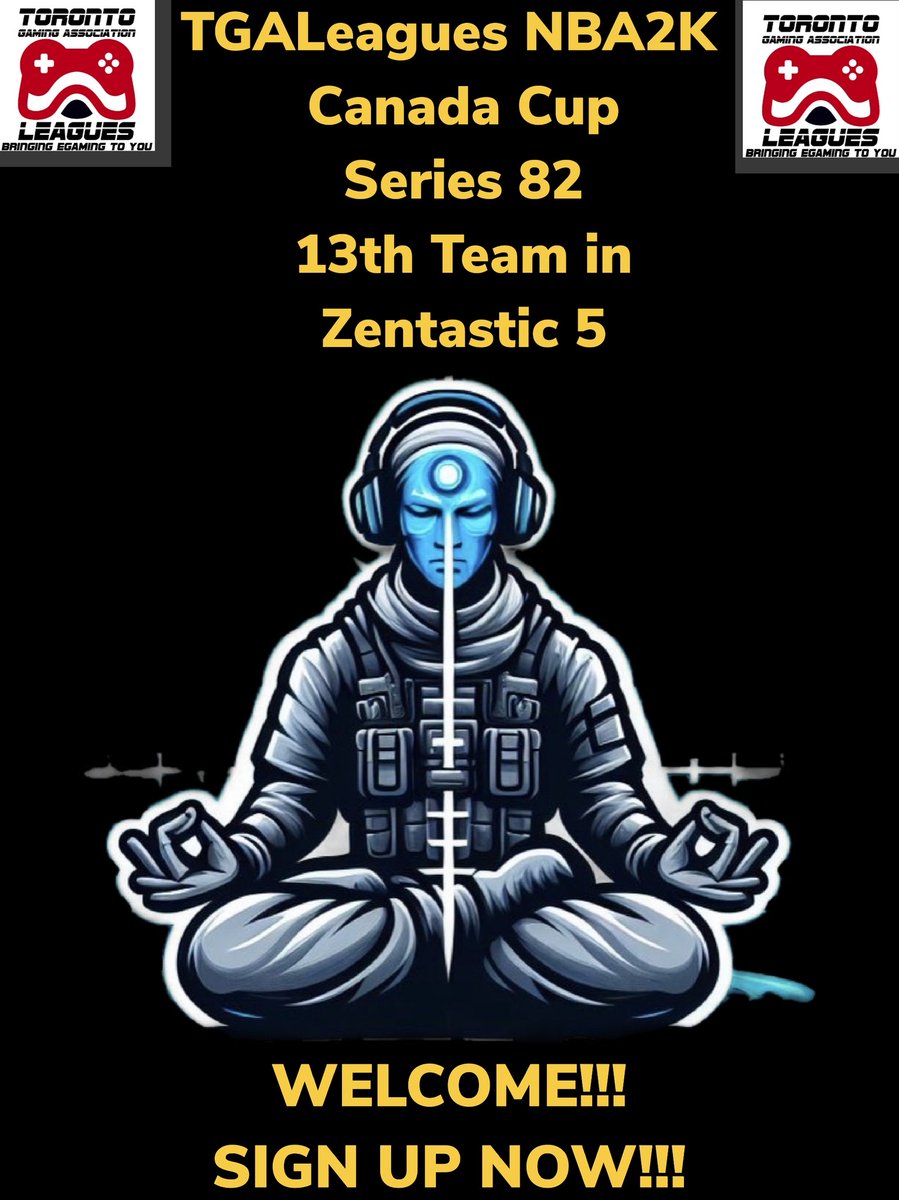 TGALeagues (@leaguestga) on Twitter photo TGALeagues NBA2K Canada Cup Series 82 13th Team in Zentastic 5 WELCOME!!! WHOSE NEXT? SIGN UP NOW!!! #TGALeagues #NBA2K #CANADACUP #SERIES82 #5V5PROAM @LeaguesTGA
<a href="/Zentastic_5/">Zentastic 5</a> TGALeagues NBA2K Canada Cup Series 82 13th Team in Zentastic 5 WELCOME!!! WHOSE NEXT? SIGN UP NOW!!! #TGALeagues #NBA2K #CANADACUP #SERIES82 #5V5PROAM @LeaguesTGA
<a href="/Zentastic_5/">Zentastic 5</a>