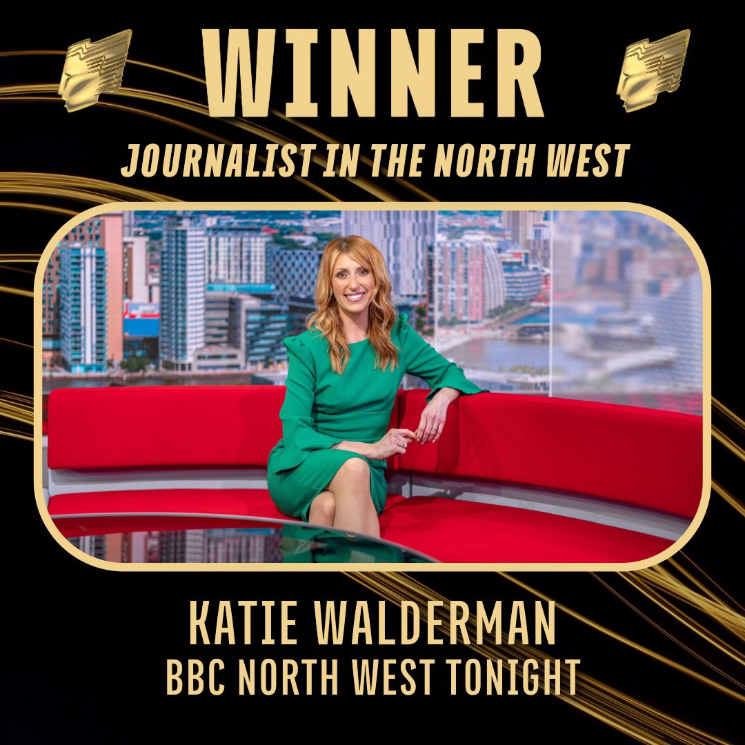 🏆 Best Journalist in the North West 🏆 And the winner is Katie Walderman! 🤩✨ #RTSNWAwards24

👏 <a href="/KatieWalderman/">Katie Walderman</a> <a href="/BBC/">BBC</a> #BBCNorthWestTonight
📸 Don’t forget to tag us in your celebratory snaps!

#BBC #KatieWalderman #RTSNW #RTSNWAwards2024 #Manchester