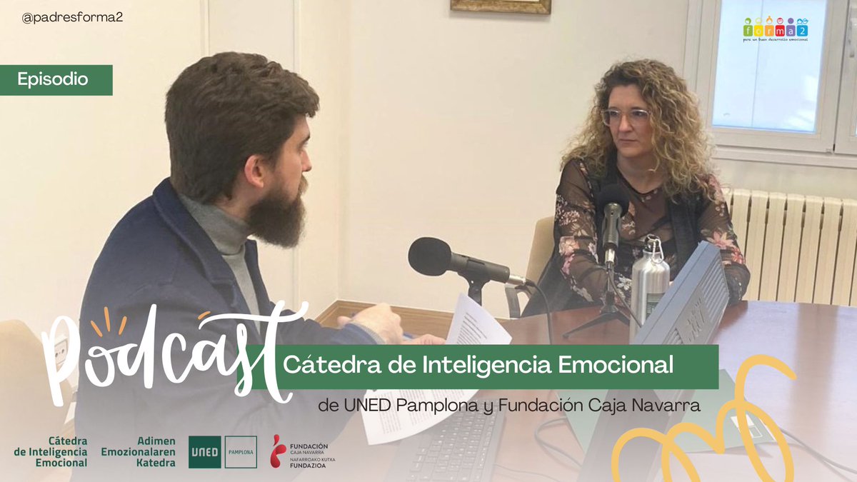 Podcast Cátedra de Inteligencia Emocional UNED Pamplona. Leticia Garcés ... youtu.be/jveZyl9oKss?si… a través de <a href="/YouTube/">YouTube</a>