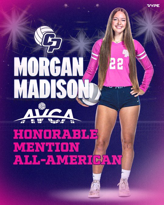 CPVBCavs's tweet photo. 🎶WE DONT KNOW ABOUT YOU BUT WERE FEELING 2️⃣2️⃣ooooooo!! 🎶🤩🎤⬇️!!
HUGE🚨AWARD🚨FOR MORGAN MADISON!!🤩💪🏼THATS OUR CAPTAIN &amp; OUR BRO!! BIG CONGRATS MO! AVCA HONORABLE MENTION ALL AMERICAN, AND leading your team to a HISTORY MAKING SEASON!🙌🏼We all literally🫶🏼you!🤩🙌🏼🏐💪🏼 #WINTHEDAY https://t.co/UZa3yPmtog