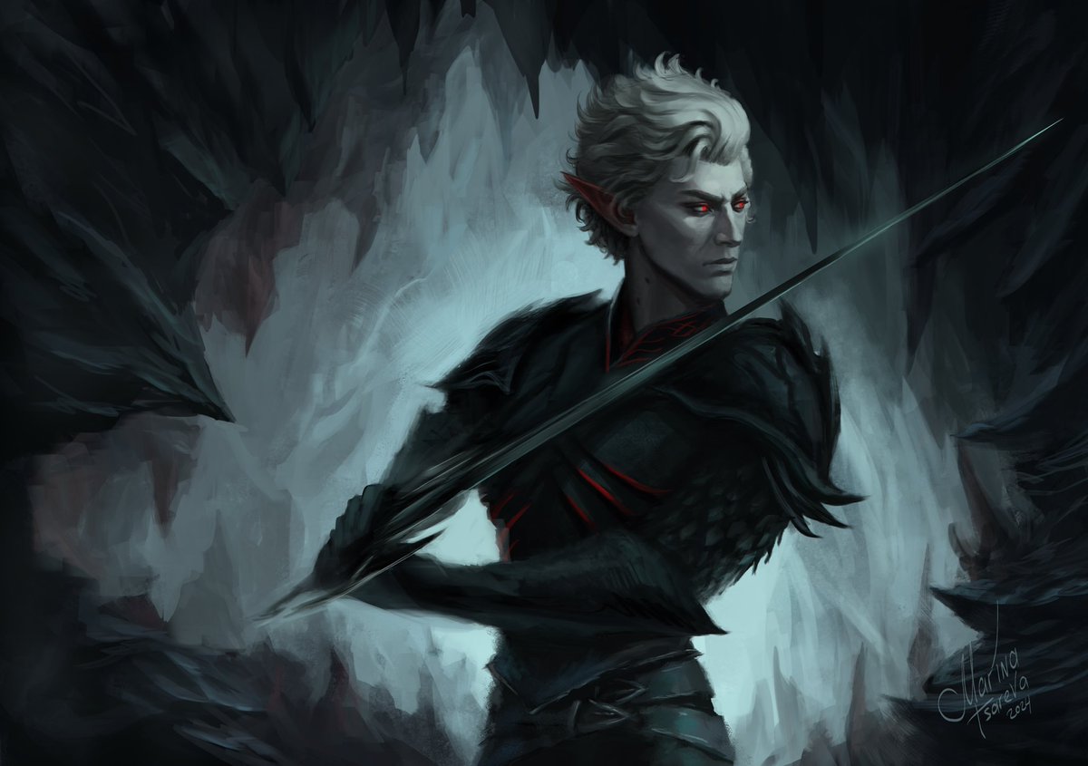 One of the sketches for a graphic novel, but I’m making it as a series of storyboards for a movie or TV series as an experiment 🙃 #Astarion #BG3 #BaldursGate3 #DarkFantasy