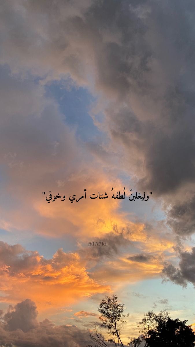 وليغلبنّ لُطفهُ شتات أمري وخوفي ..🤍