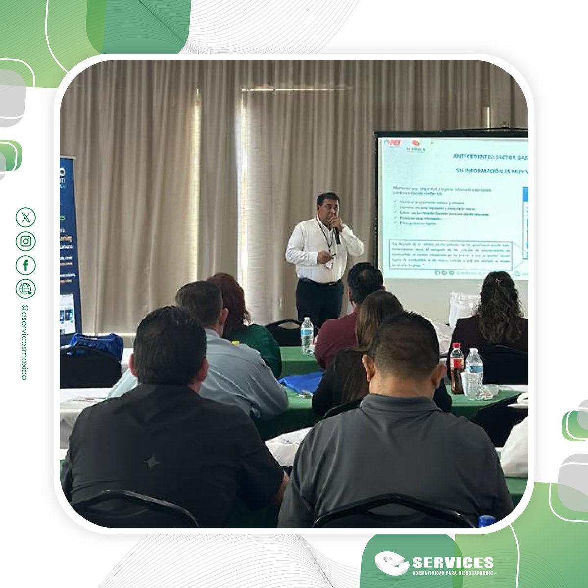 eservicesmexico's tweet image. #eService | Agradecer a nuestro ponente Lic. Martin Valenzuela, Jefe de Ventas de Clientes Nuevos Zona Pacífico en la Empresa CTN/GTS TI (@ATIOGroup), por compartir su conocimiento en nuestra Jornada Informativa  | Culiacán, Sinaloa 2024 📚 ⛽️

¡Muchas gracias a todos! 🙏