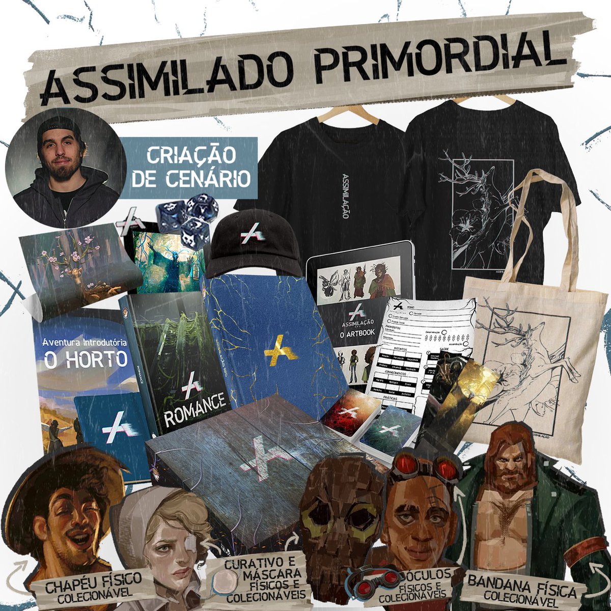 ✨Garanta seu lugar na história de Assimilação RPG!

Escolha sua recompensa e tenha seu nome eternizado no livro básico do jogo. Não perca essa chance!

catarse.me/assimilacaorpg
