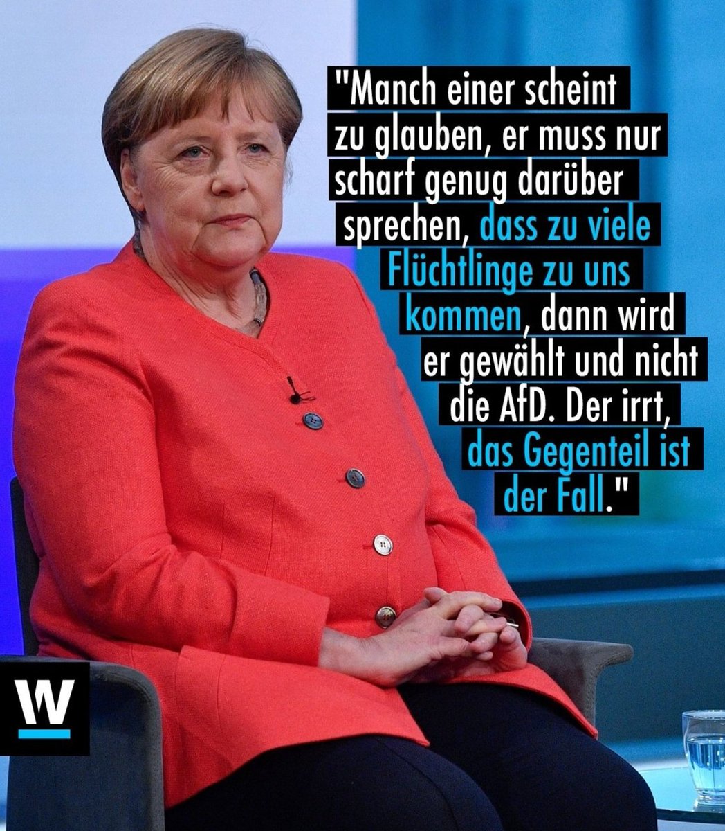 #Merkel hält ganz offensichtlich wenig von #Merz und dessen engstem Zirkel #Linnemann, #Spahn, #Kretschmer, #Woitke, #Redmann, #Wegner, ... und ebenso wenig von den #CSU Politikern #Söder, #Dobrindt und manchen anderen. 

Nochmal: Davon, dass es Hilfsbedürftigen noch schlechter