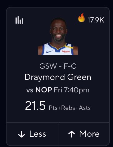 Ghostrida14's tweet photo. @PrizePicks Lock https://t.co/rhtW6F4WcF