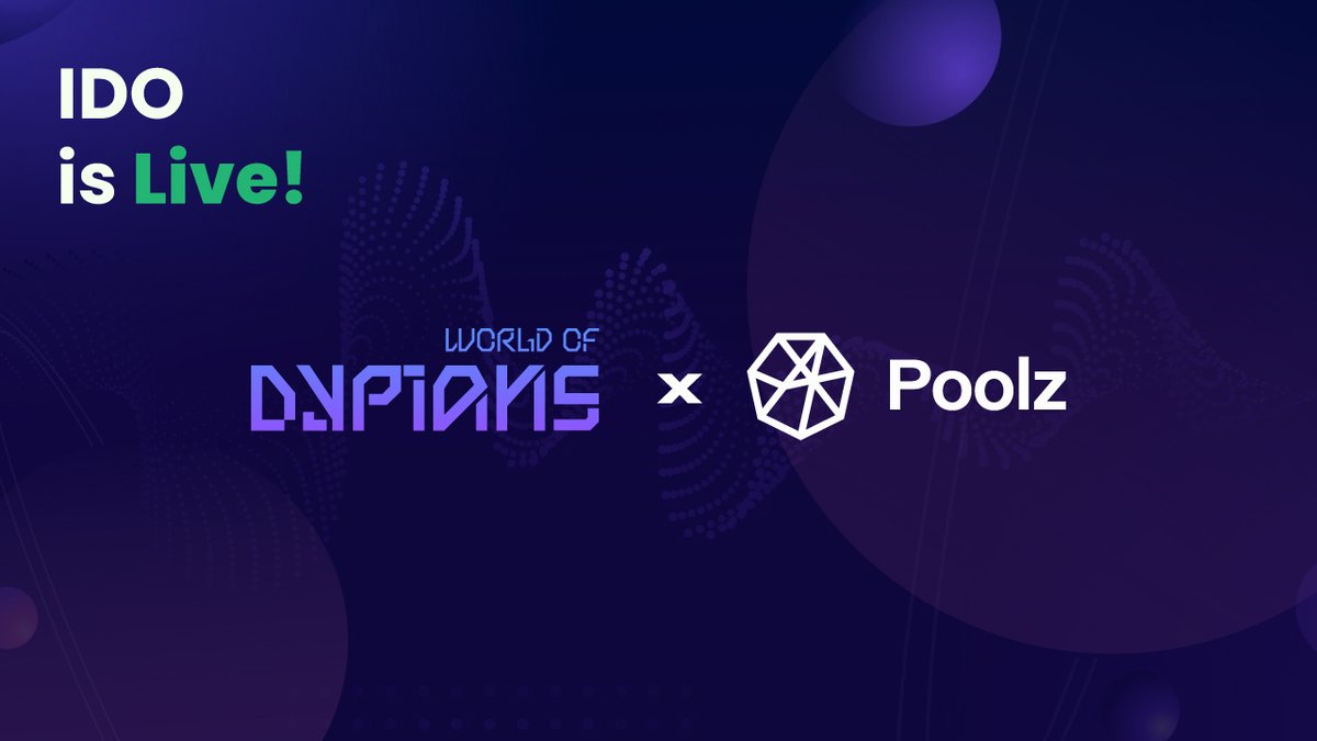 worldofdypians's tweet photo. 🔥World of Dypians FCFS Round is now LIVE on Poolz!

➡️ Contribute now: https://t.co/R8flZ1s8oU https://t.co/svkXH7nzlJ