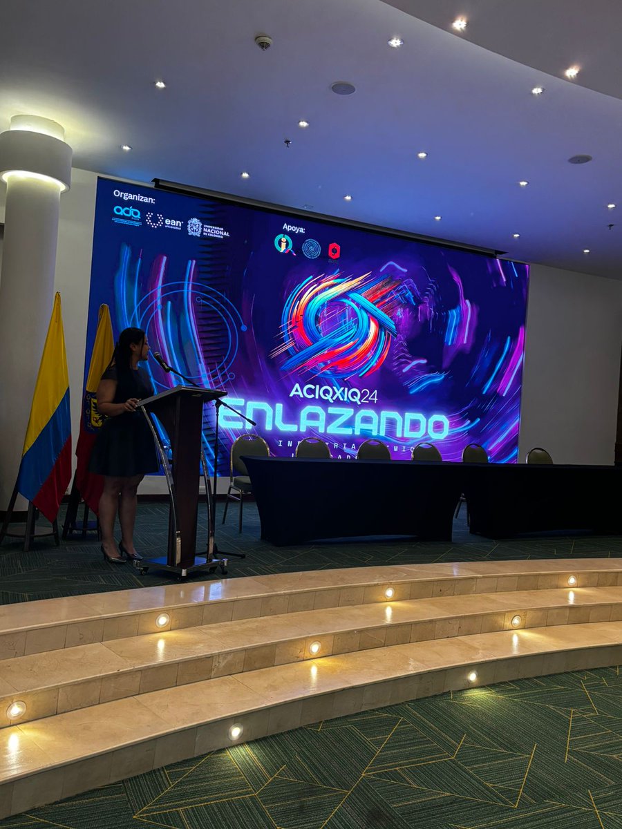 ACIQX_'s tweet photo. 🚀✨ ¡El momento llegó! #ACIQX24 ya está en marcha 🎉.

🌍 Estamos listos para inspirarnos, aprender y compartir sobre química, sostenibilidad y futuro.

💡 Sigue los momentos más destacados y únete a la conversación usando el hashtag #ACIQX24. ¡No te lo pierdas!

👩‍🔬 @ACIQBogota https://t.co/QUskC8gCUU