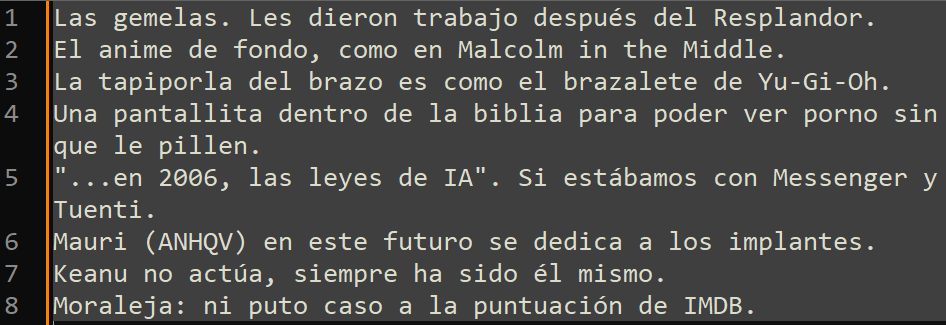 Hemos visto "Johnny Mnemonic" en Discord. Una auténtica fantasía cyberpunk que pasé por alto, y que recomiendo mucho. Los 90's están cargados de joyas como ésta en cuanto a dirección de arte. Armas, implantes y CRTs son todo lo que necesitas.
