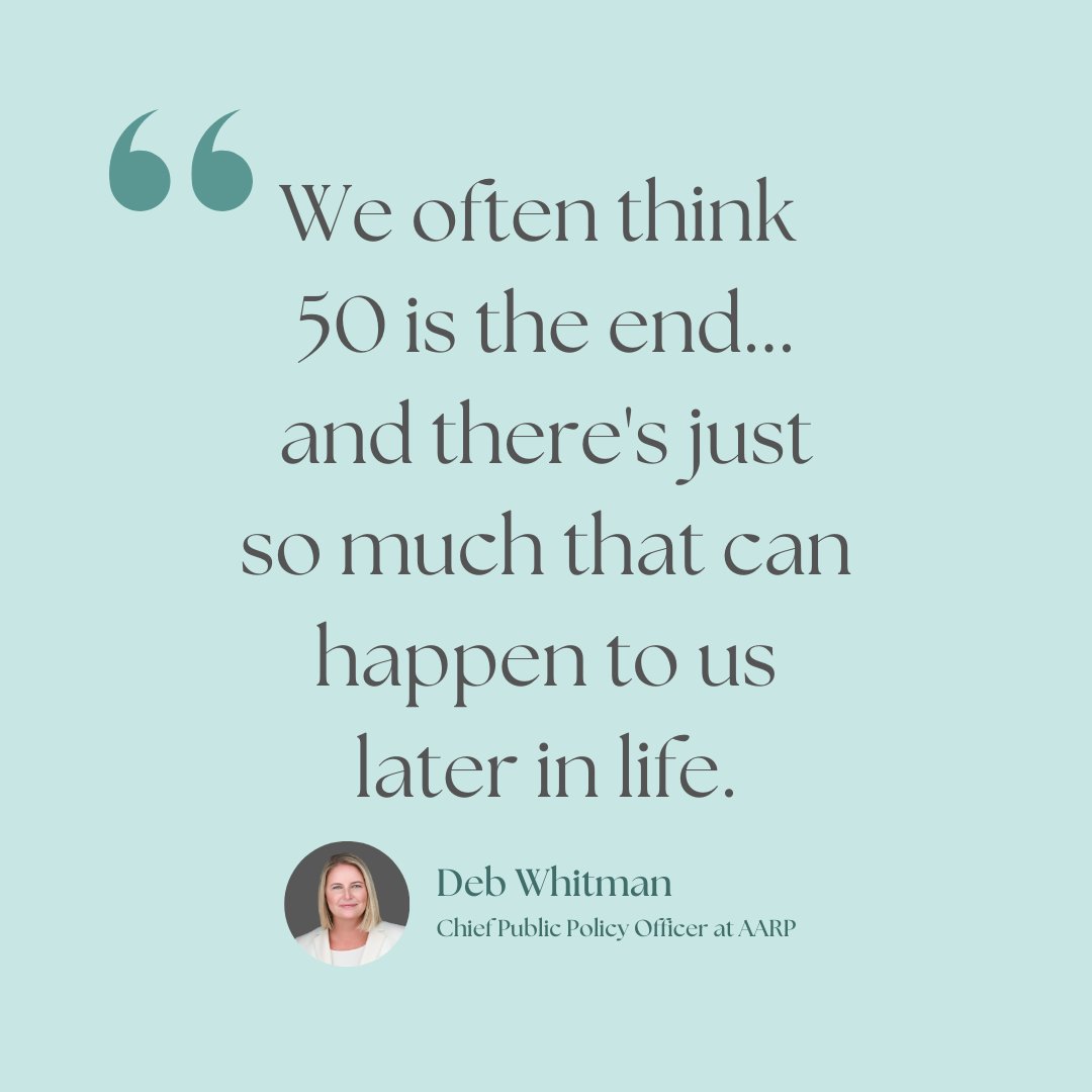 One of my favorite moments from this week's #HerMoneyPodcast with Deb Whitman of <a href="/AARP/">AARP</a>.

What are you most excited for during your second fifty years?