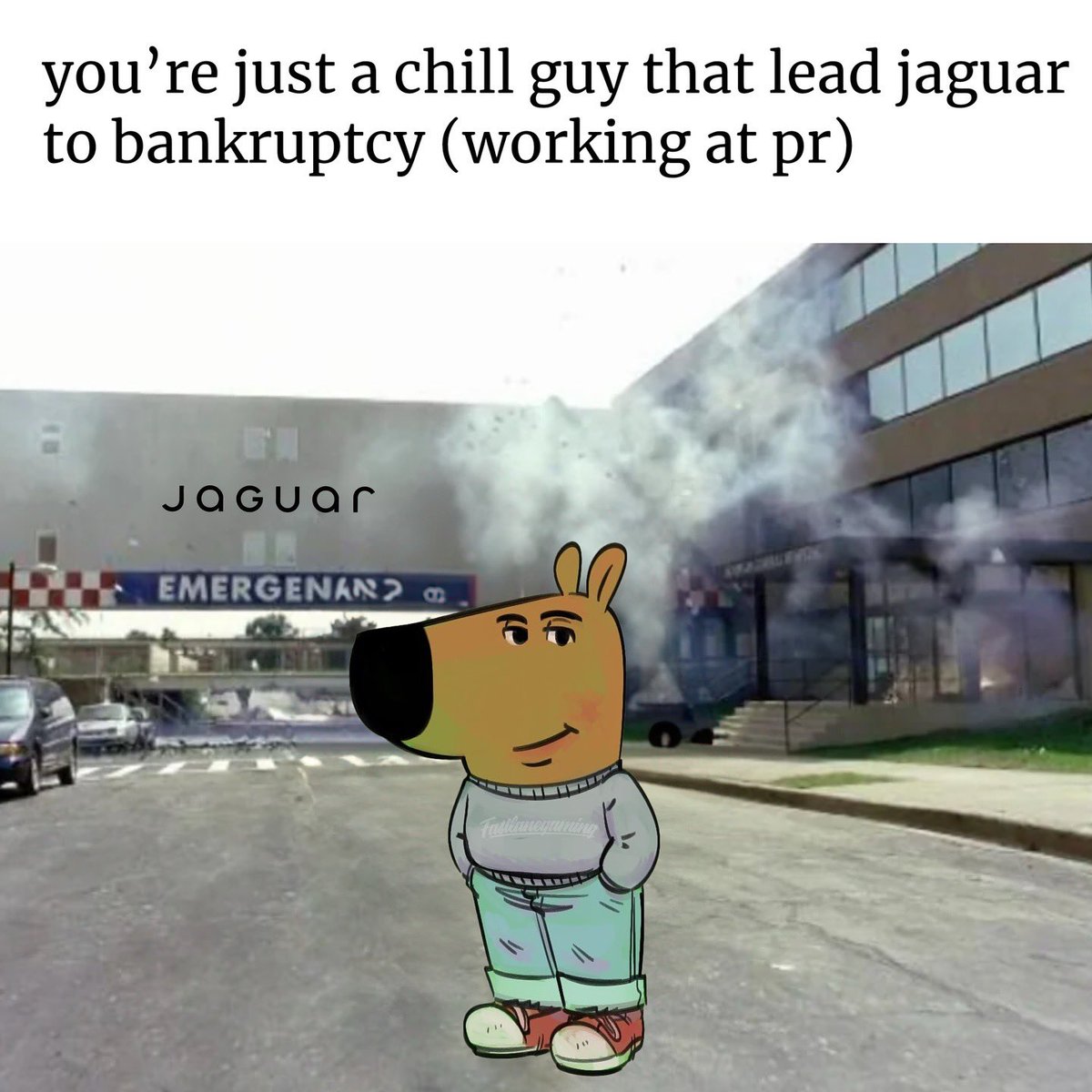 That one #chillguy from the #jaguar pr team #fastlanegaming