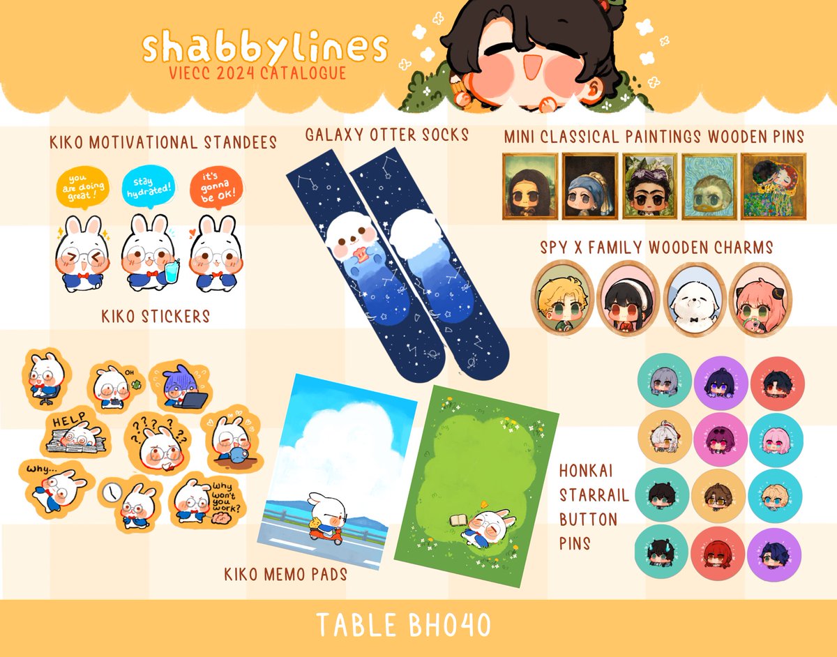 shabbylines's tweet image. here’s my catalogue for Vienna Comic Con 2024 ✨
i’ll be at BH040 during the weekend! see you there