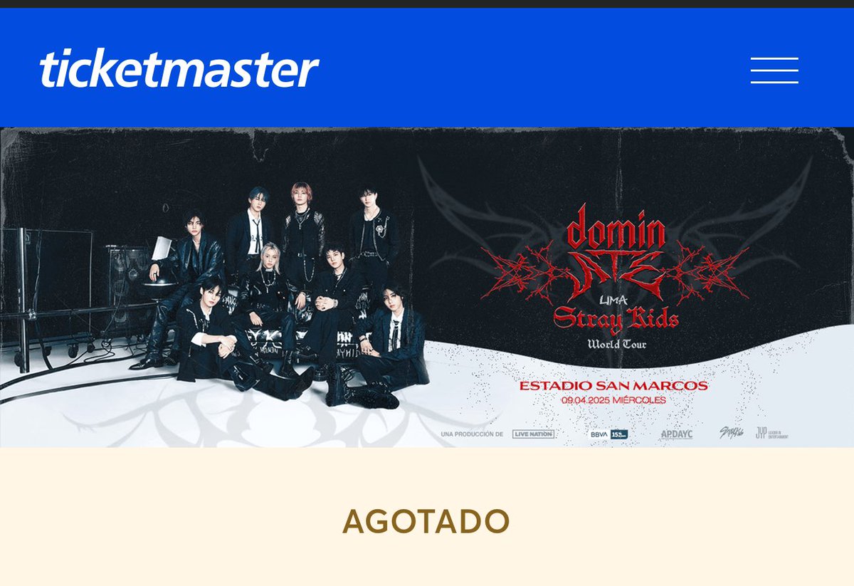 skz_usa's tweet photo. [@Stray_Kids #dominATE World Tour]

🍾 Huge congrats to 🇲🇽Mexico & 🇵🇪Peru for selling out their first dates! (Mexico still has one more to go) The demand for #StrayKids in LATAM is undeniable!

🎫 Tickets are still available in 🇺🇸USA & 🇨🇦Canada—don’t miss your chance to see these performance kings!