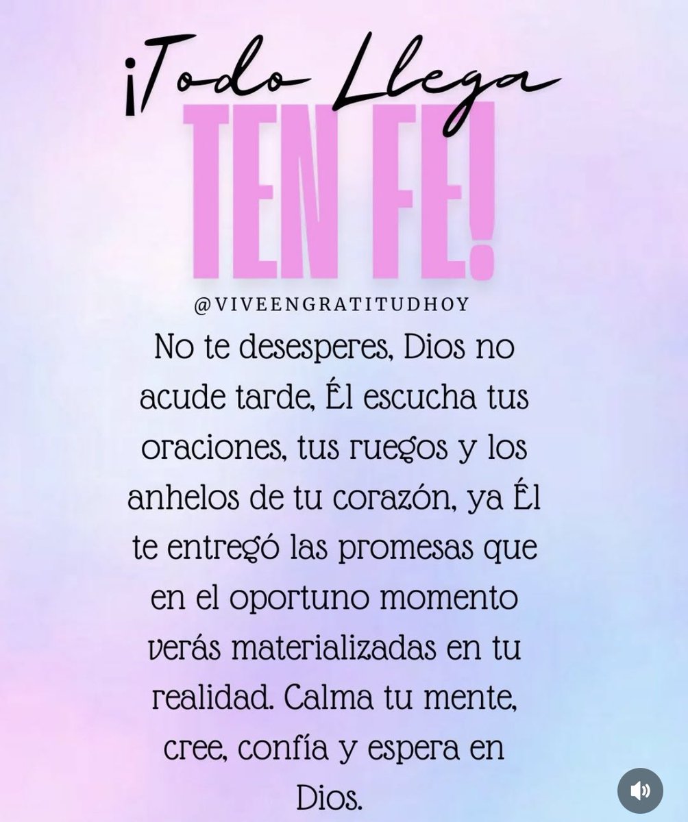 CALMA TU MENTE-CREE-CONFÍA-Y ESPERA EN DIOS ! … esto es vibrar alto