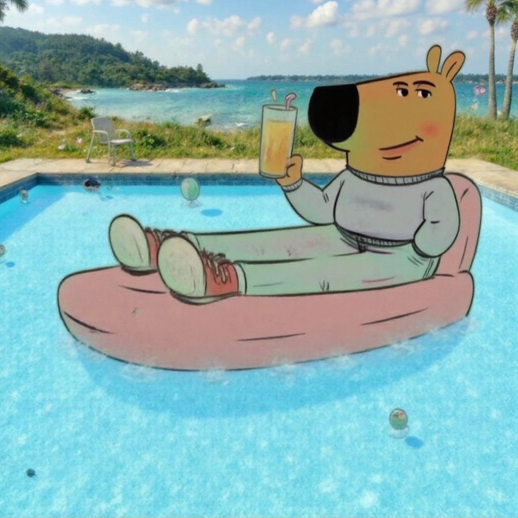 trained a model on chill guy because we're an extremely chill company