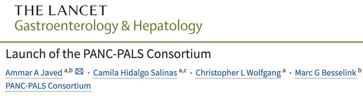 📢 Launch of the PANC-PALS Consortium
🔥 Lancet Gastroenterology &amp; Hepatology <a href="/LancetGastroHep/">The Lancet Gastroenterology & Hepatology</a> 
🙏 Thank you to all our Scientific Committee Members!
Your commitment to contribute to the PANC-PALS Registry is truly our first milestone ⛳️🏅