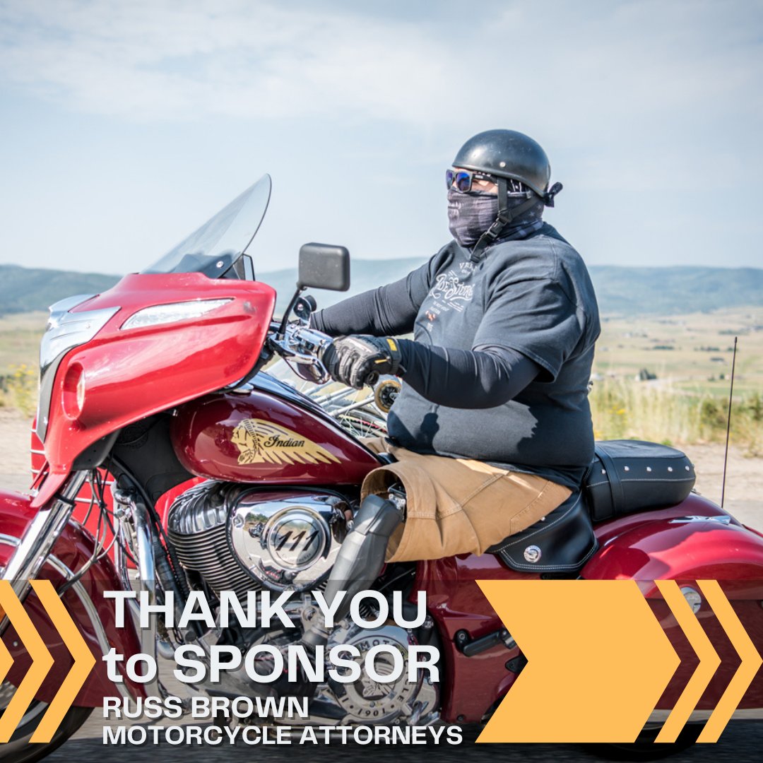 ⚖️ Shoutout to Russ Brown Motorcycle Attorneys for standing with us and our veterans! Your commitment to riders and veterans alike makes a real difference. Thank you for supporting our mission! 🙏 #RussBrown #VeteransRideOn #RussBrownMotorcycleAttorneys