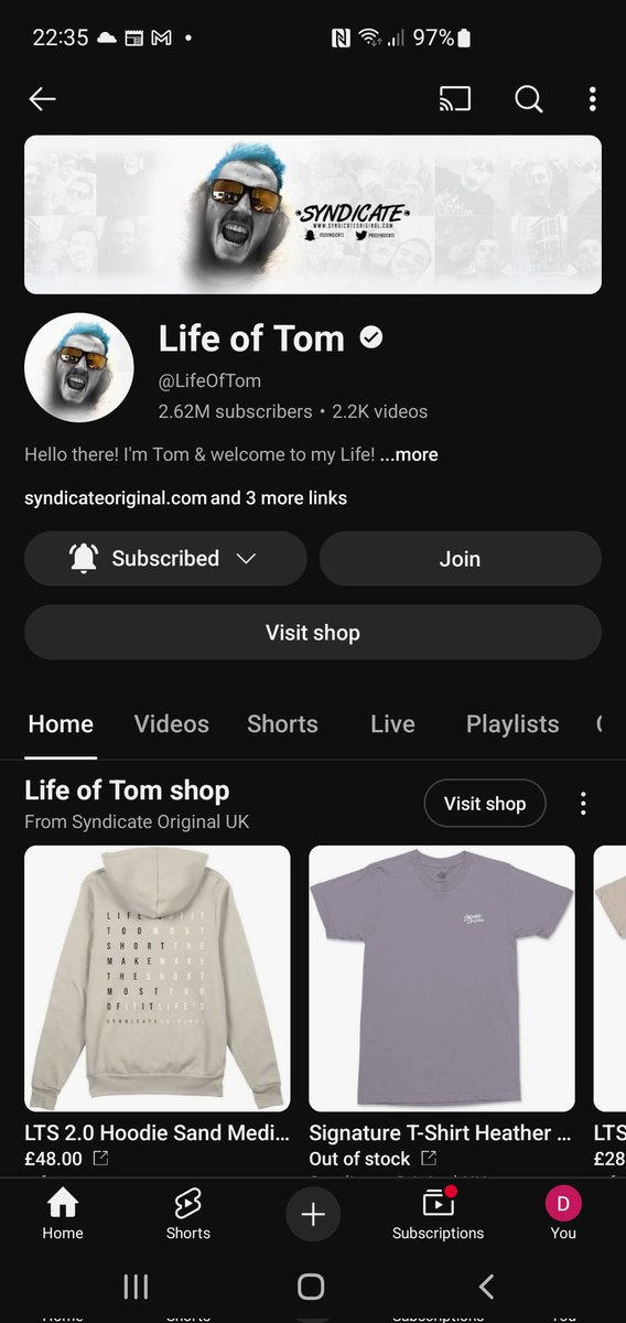 DavePeters35's tweet photo. @Syndicate Subscribed with notifications on :) https://t.co/FVSyQQAbD5