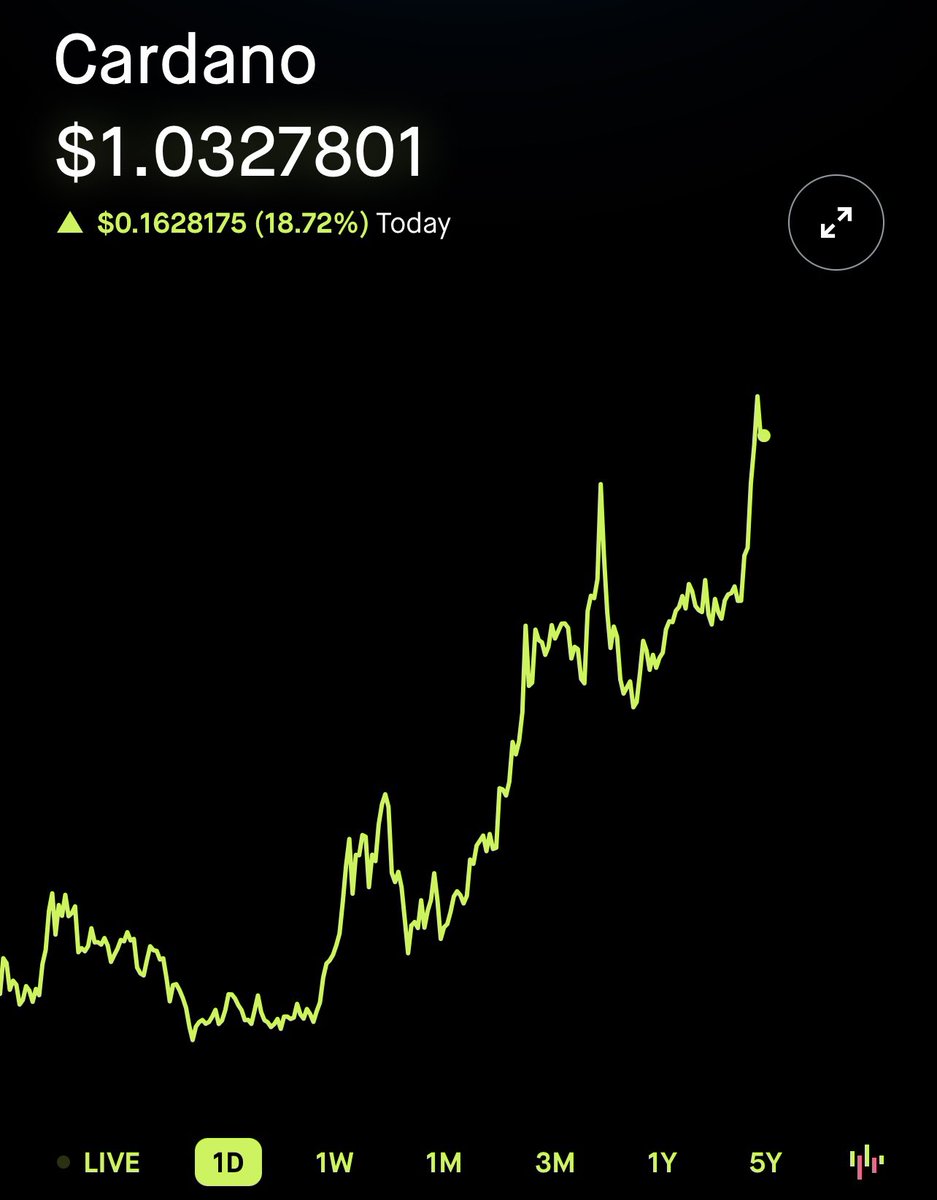 CARDANO has officially beaten #DOGECOIN to $1.00 per coin. History was made  this cycle.