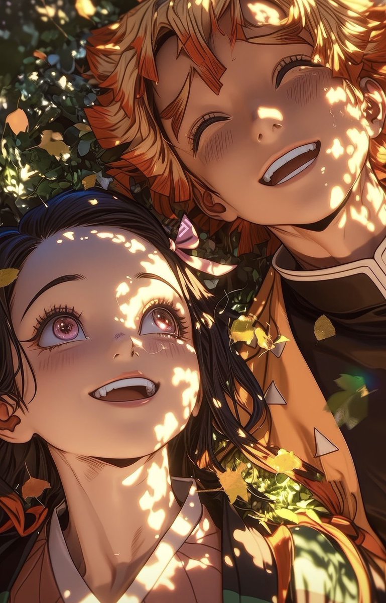 inouesart's tweet photo. Nezuko and Zenitsu https://t.co/MOPperZlJp