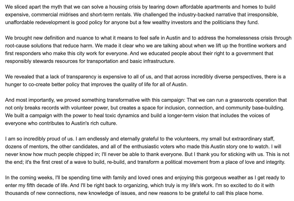 Carmen Llanes Pulido announces her push for a recount, and her mayoral campaign, have ended as she didn't file a new petition by today's 4pm deadline.

Here's her full statement: