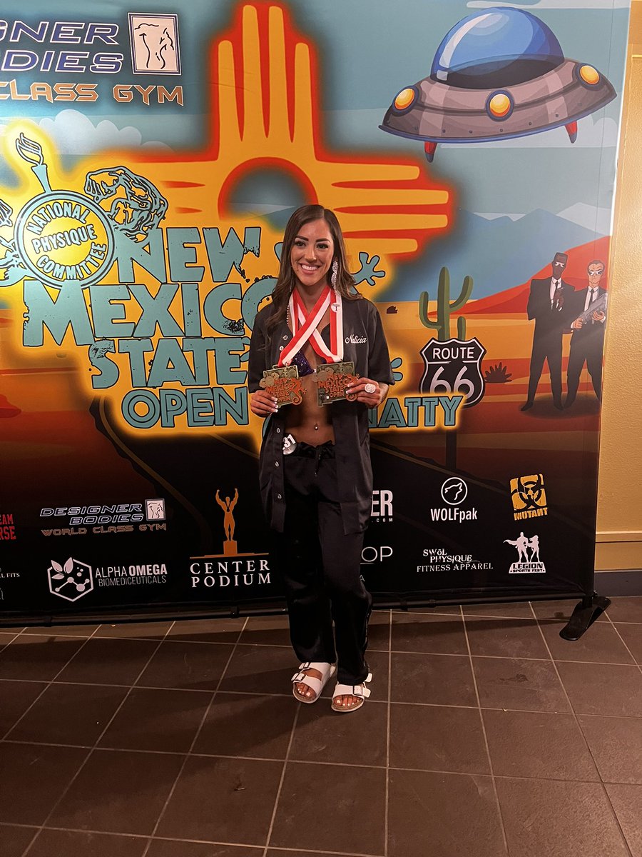 ticiaaaa_'s tweet photo. First NPC Bikini Comp 🤩✅
1st Place True Novice B 🥇
1st Place Open Class D 🥇 https://t.co/pDpLLOY2Mr